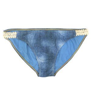 Blue Bikini Bottoms Large